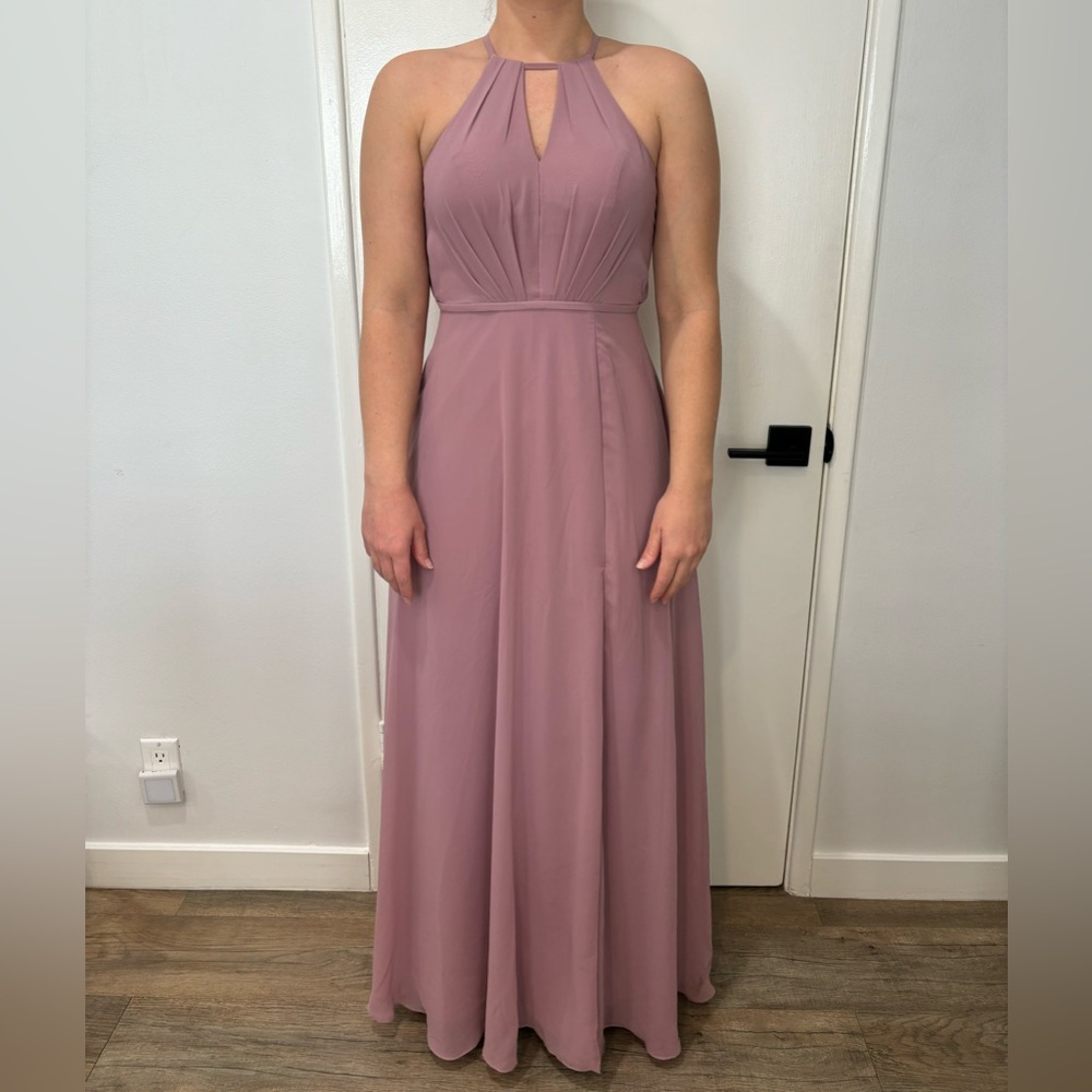 Azazie Genevieve Dress in Vintage Mauve